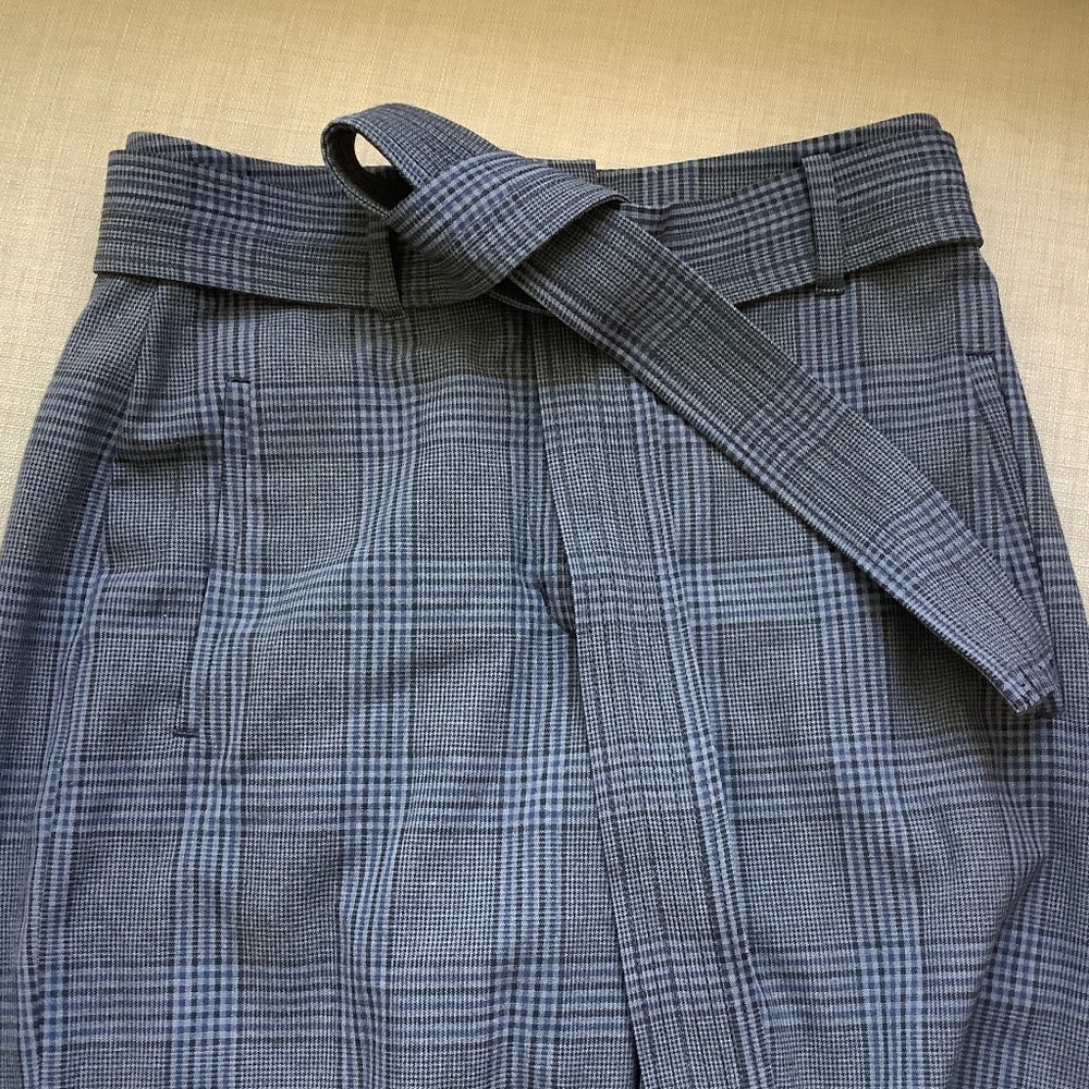 Wilfred tie front tweed pant